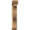 Ekena Millwork Funston Slat Rough Sawn Bracket w/ Offset Brace, Western Red Cedar, 6"W x 30"D x 34"H BKT0604X30X34FST06RWR - alternate 2